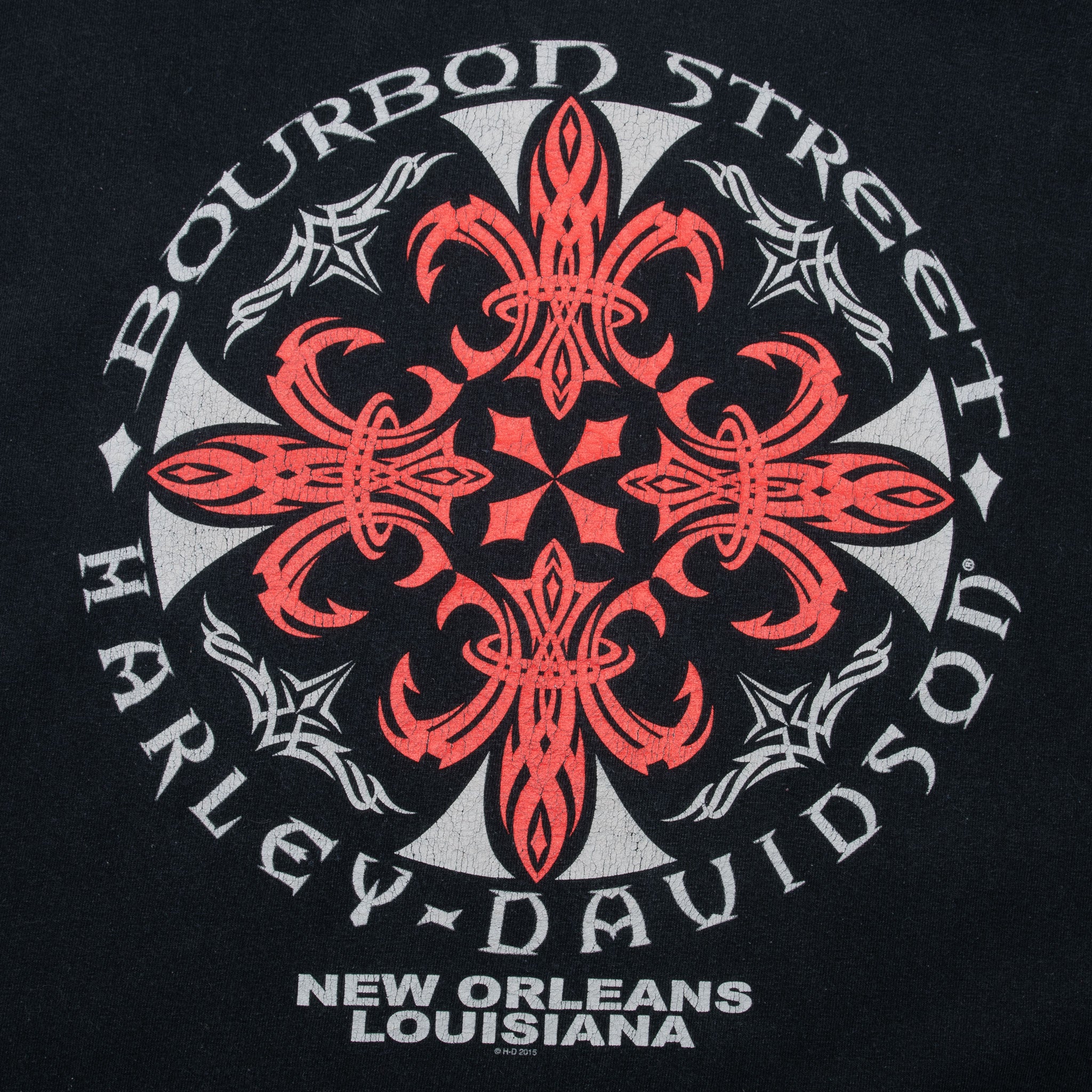 Vintage Harley Davidson New Orleans Louisiana Tee Shirt Size 2XL