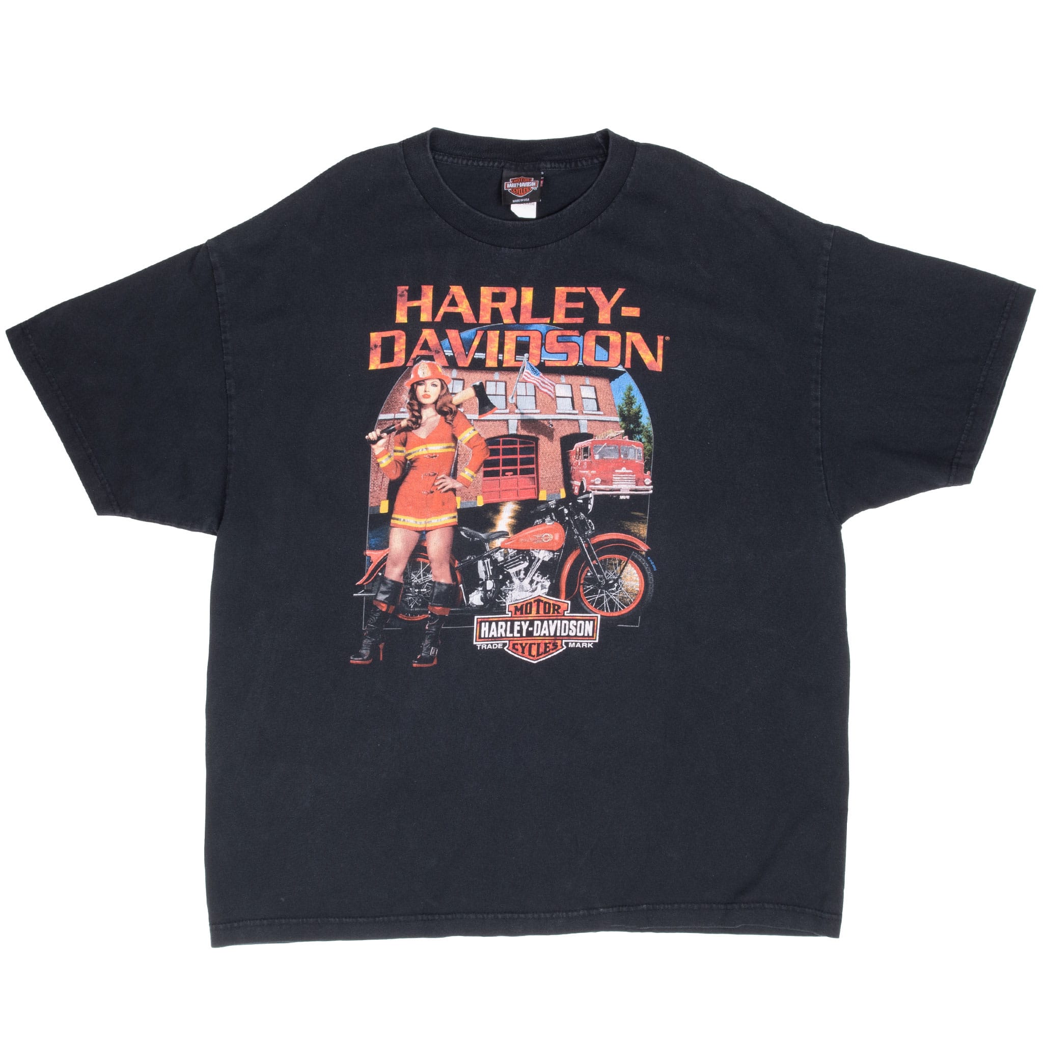Vintage Harley Davidson Las Vegas Tee Shirt 2002 Size 2XL Made In Usa