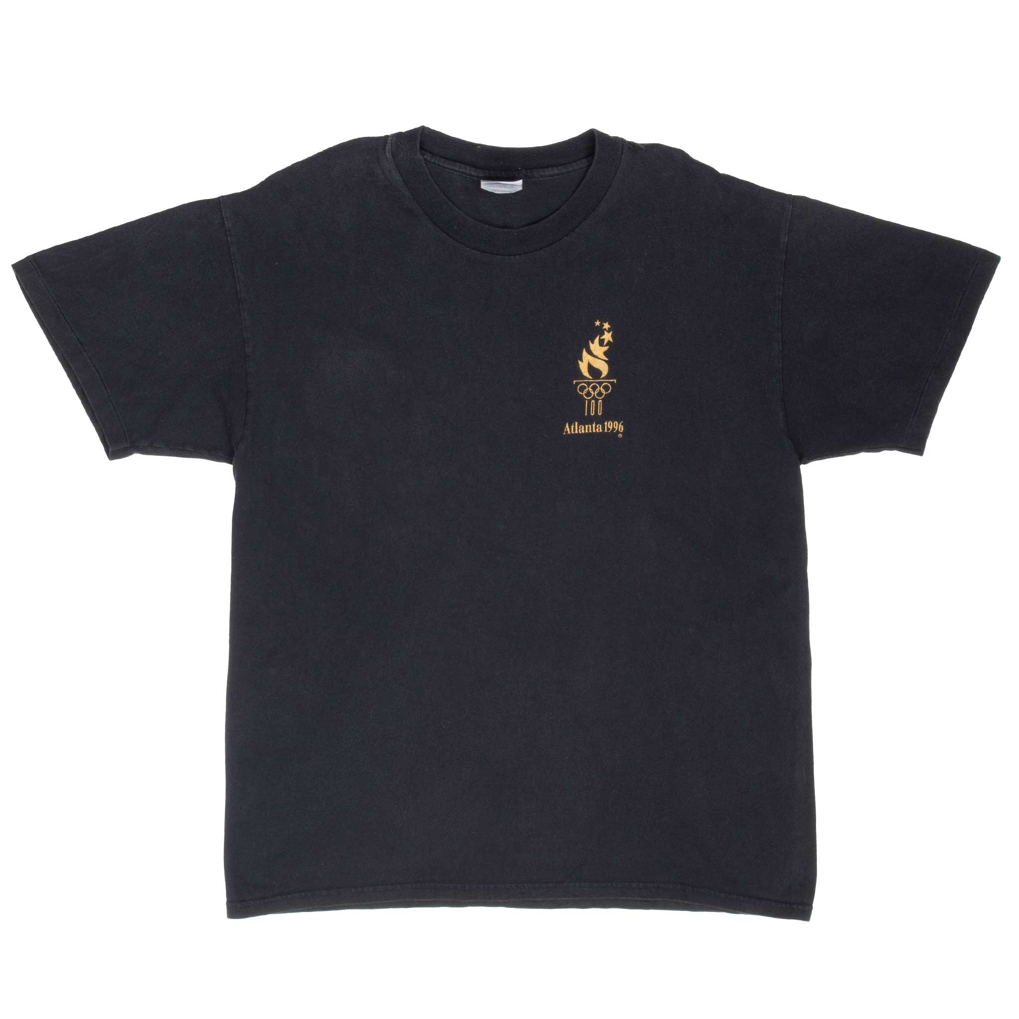 Vintage Atlanta Olympic Games Tee Shirt 1996 Size Large With Single Stitch Sleeves
