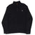 Vintage Polo Ralph Lauren Black Quarter 1/4 Zip Sweater 1990s Size XL