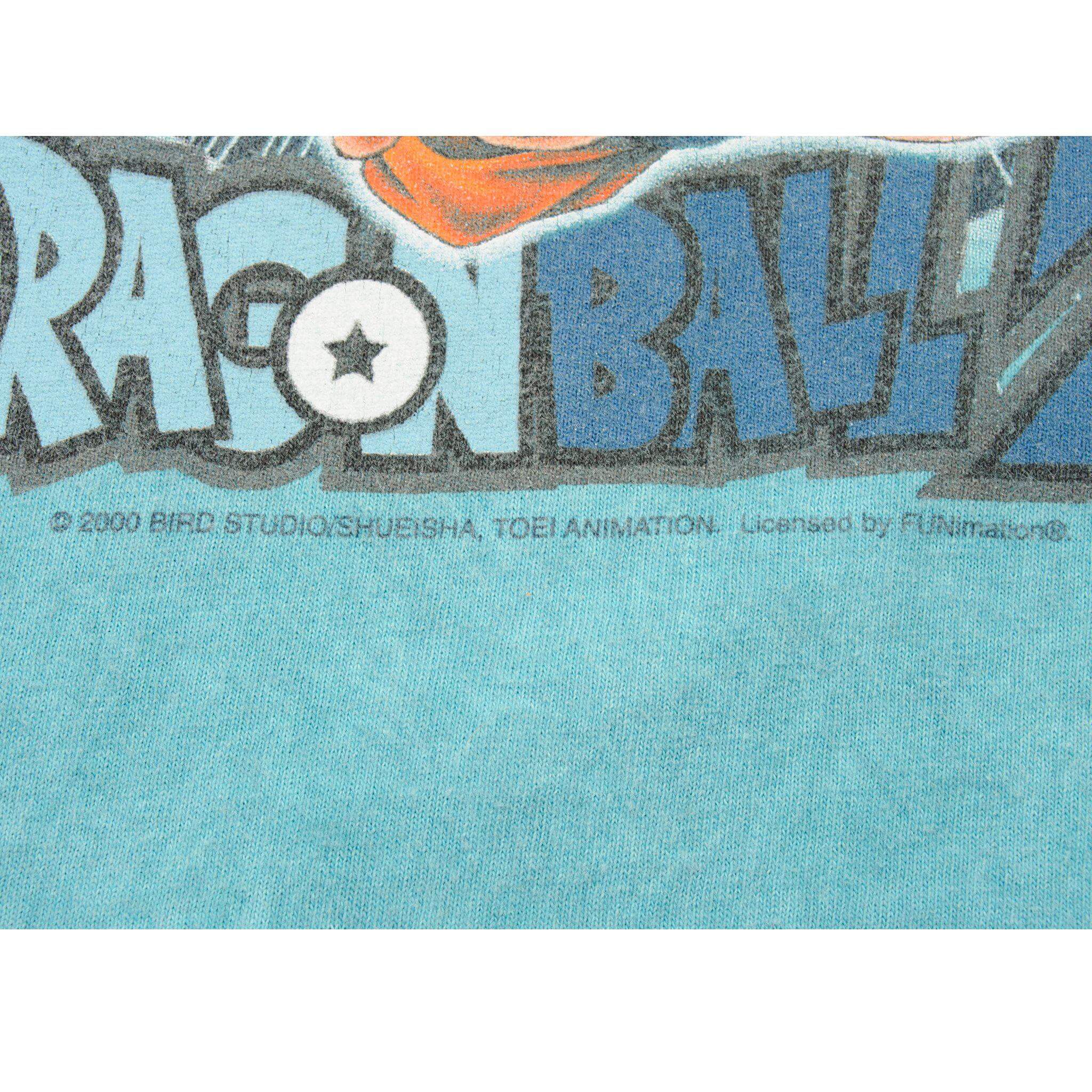 VINTAGE DRAGON BALL Z TEE SHIRT 2000 SIZE MEDIUM