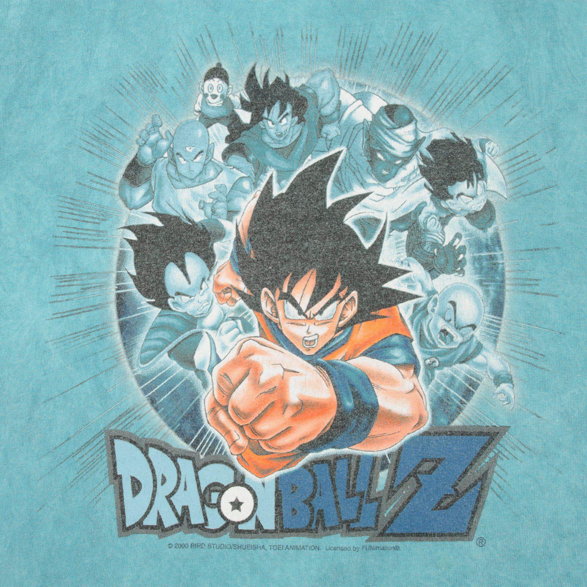 VINTAGE DRAGON BALL Z TEE SHIRT 2000 SIZE MEDIUM