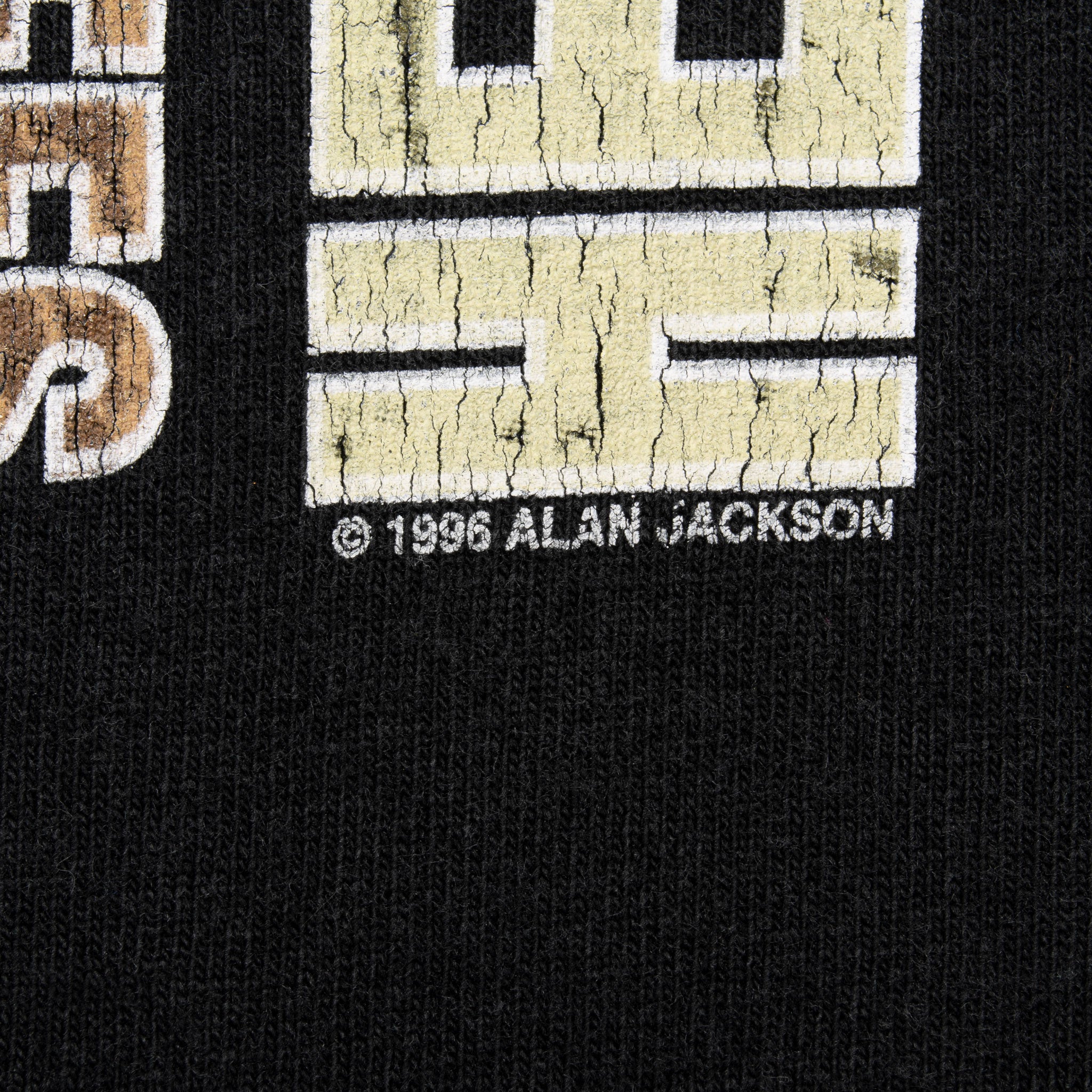 Vintage Alan Jackson Tee Shirt 1996 Size XL Made In Usa