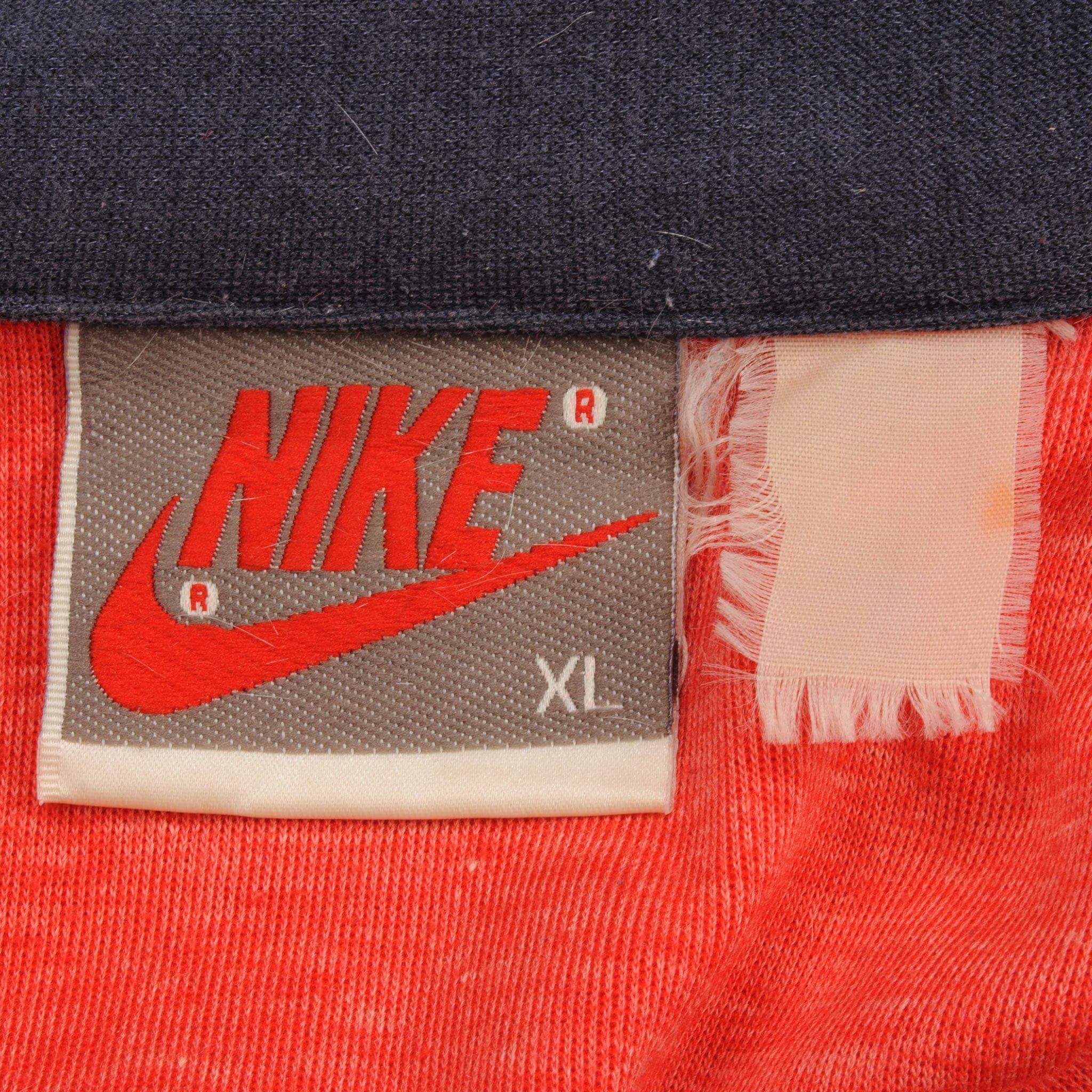 Vintage Nike Red Track Jacket Size XL Late 1980S