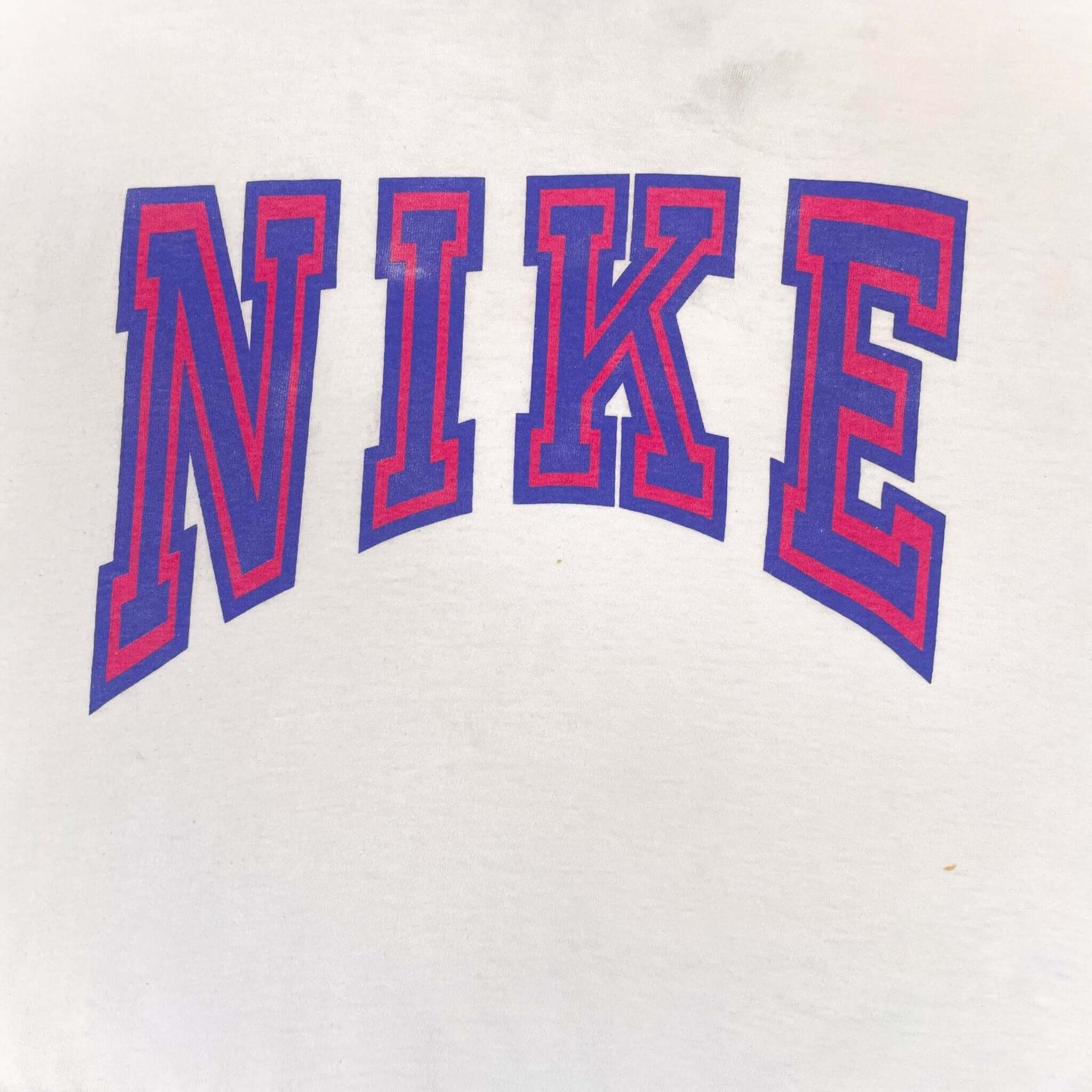 Vintage Nike Tee Shirt 1990S Size Medium Made In USA With Single Stitch Sleeves