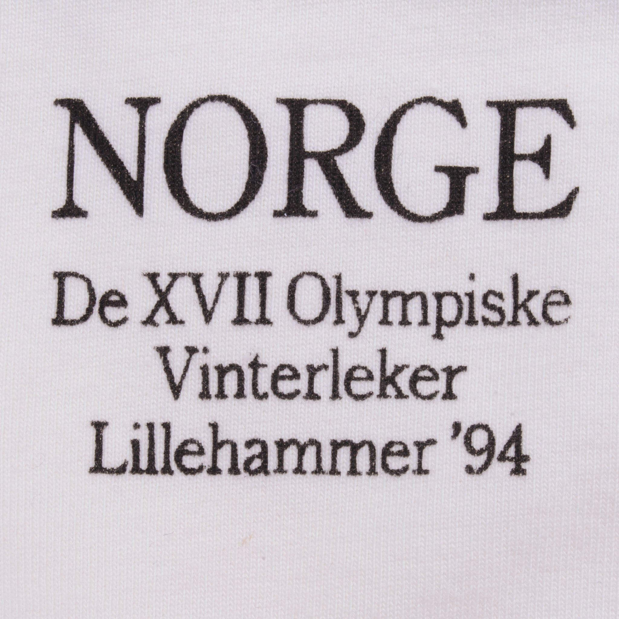 VINTAGE WINTER OLYMPIC 1994 SWEATSHIRT SIZE LARGE DEADSTOCK MADE IN NORWAY
