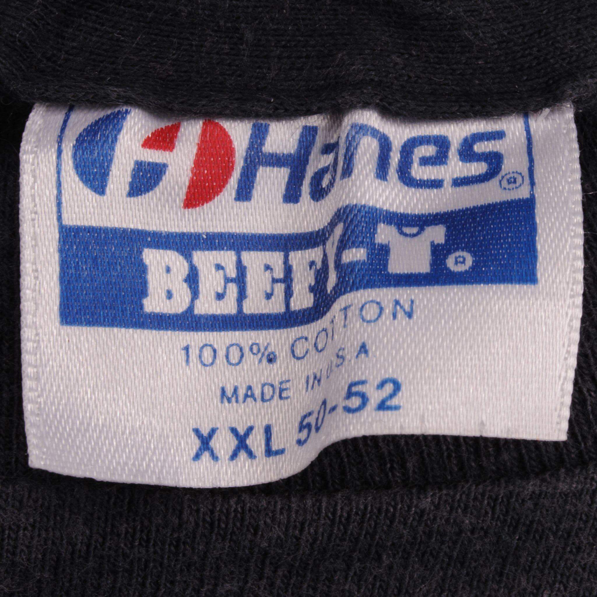 VINTAGE DUDLEY PERKINS TEE SHIRT CO. 75TH ANNIVERSARY 1989 SIZE XL MADE IN USA