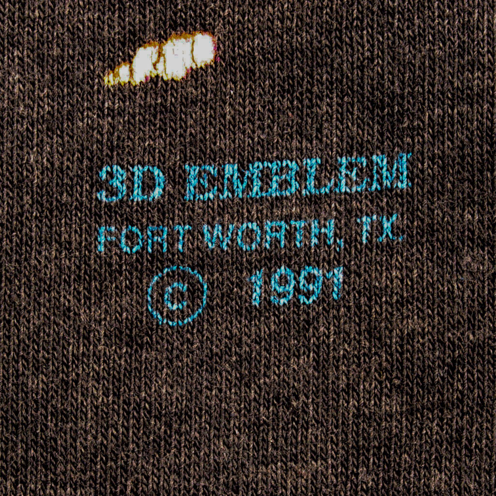 VINTAGE TRUCKERS ONLY TEE SHIRT BY 3D EMBLEM 1991 SIZE 2XL MADE IN USA