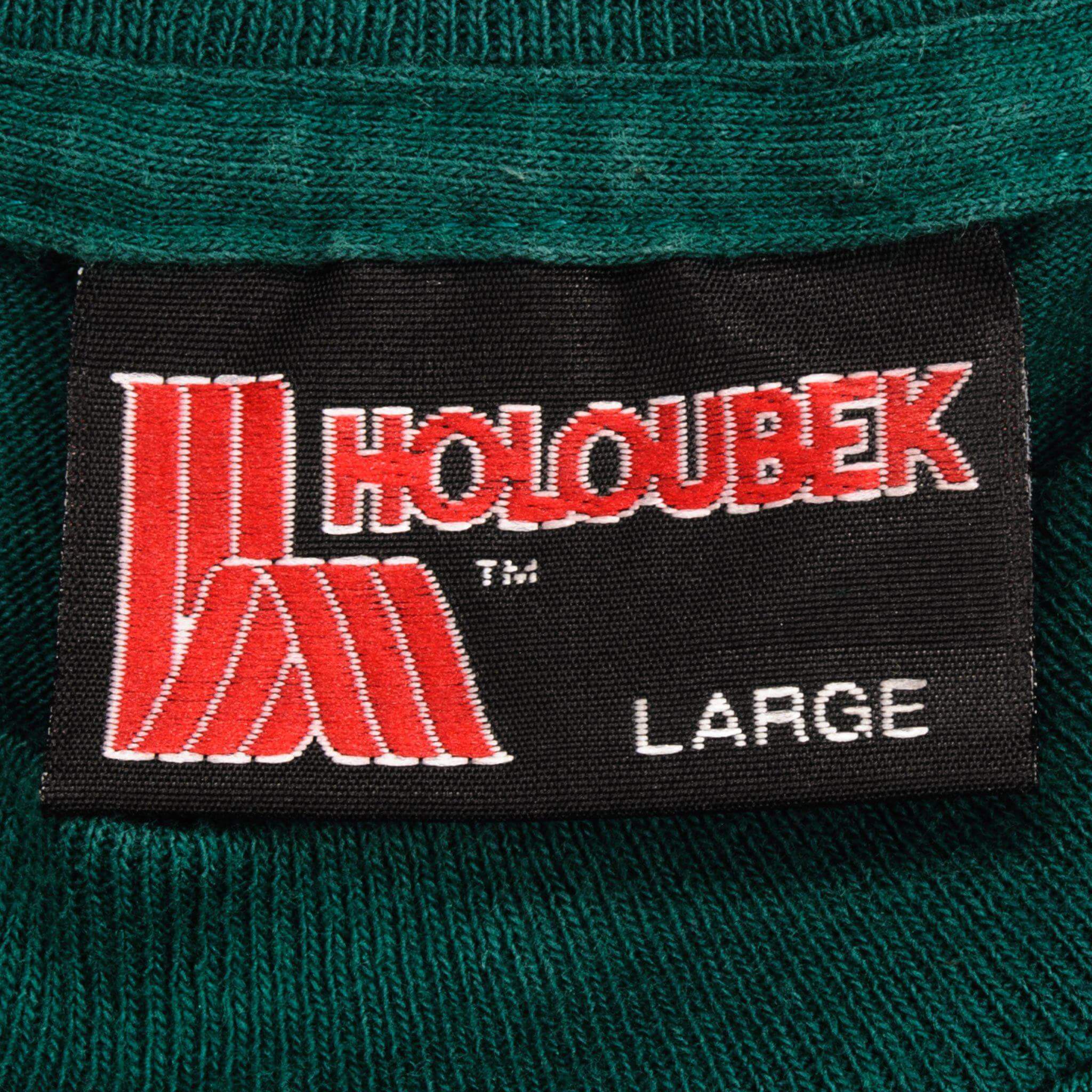 VINTAGE HARLEY DAVIDSON TEE SHIRT BY HOLOUBEK 1991 SIZE L MADE IN USA