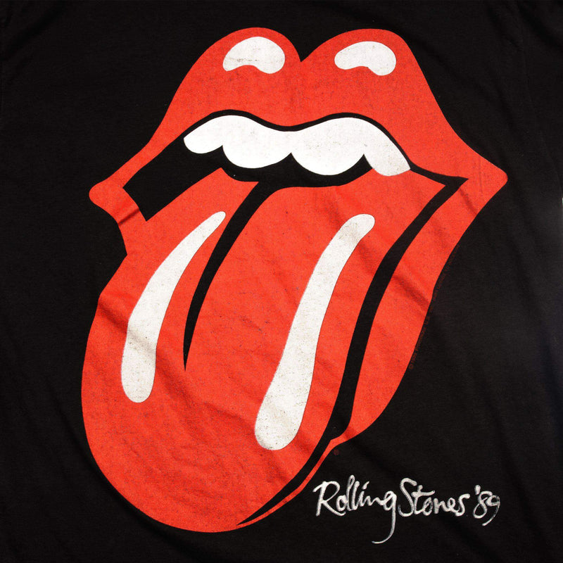 VINTAGE ROLLING STONES THE NORTH AMERICAN TOUR TEE SHIRT 1989 MEDIUM MADE IN USA