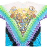 VINTAGE TIE DYE GRATEFUL DEAD TEE SHIRT BY LIQUID BLUE 1996 SIZE XL MADE IN USA