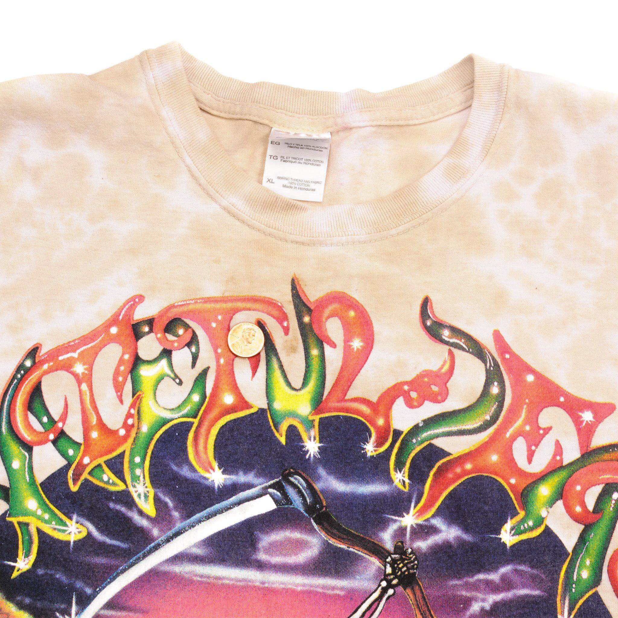 Grateful Dead Harvester Tie Dye Shirt. Fall Tour 1994 Shirt