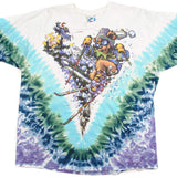 Vintage Tie Dye Grateful Dead Tee Shirt By Liquid Blue 1996 Size XL.

