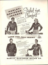 VINTAGE ORIGINAL HARLEY DAVIDSON SPORTSTER JACKET MID 1950S  LARGE MADE USA