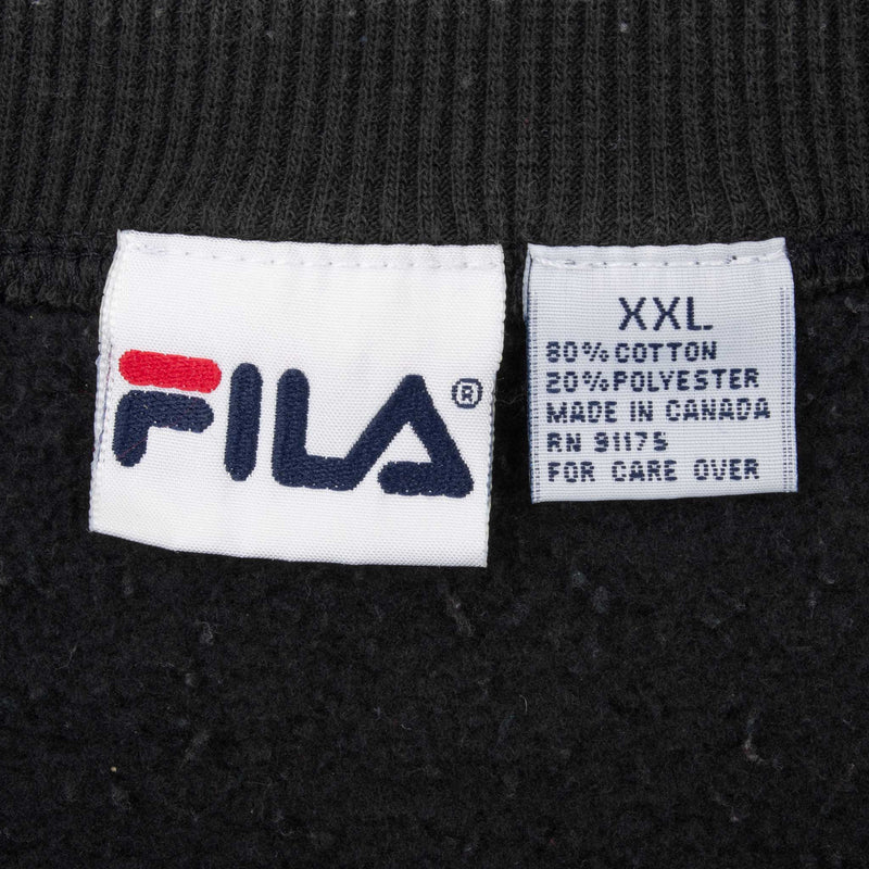 VINTAGE ADIDAS CLASSIC BLACK CREWNECK SWEATSHIRT 1990S SIZE MEDIUM MADE IN USA