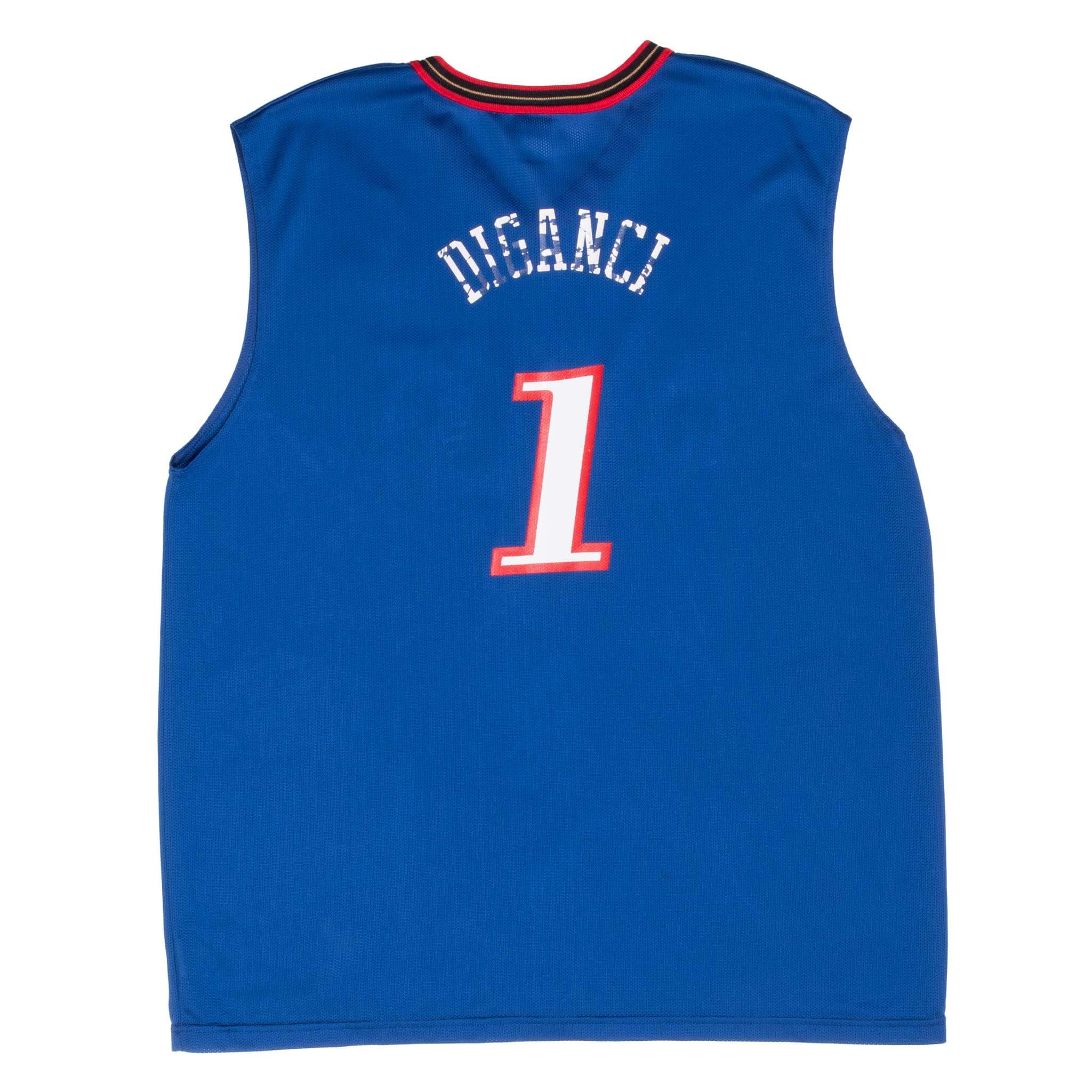 Vintage Champion Nba 76Ers #1 Diganci Jersey Late 1990S Size 44 Large