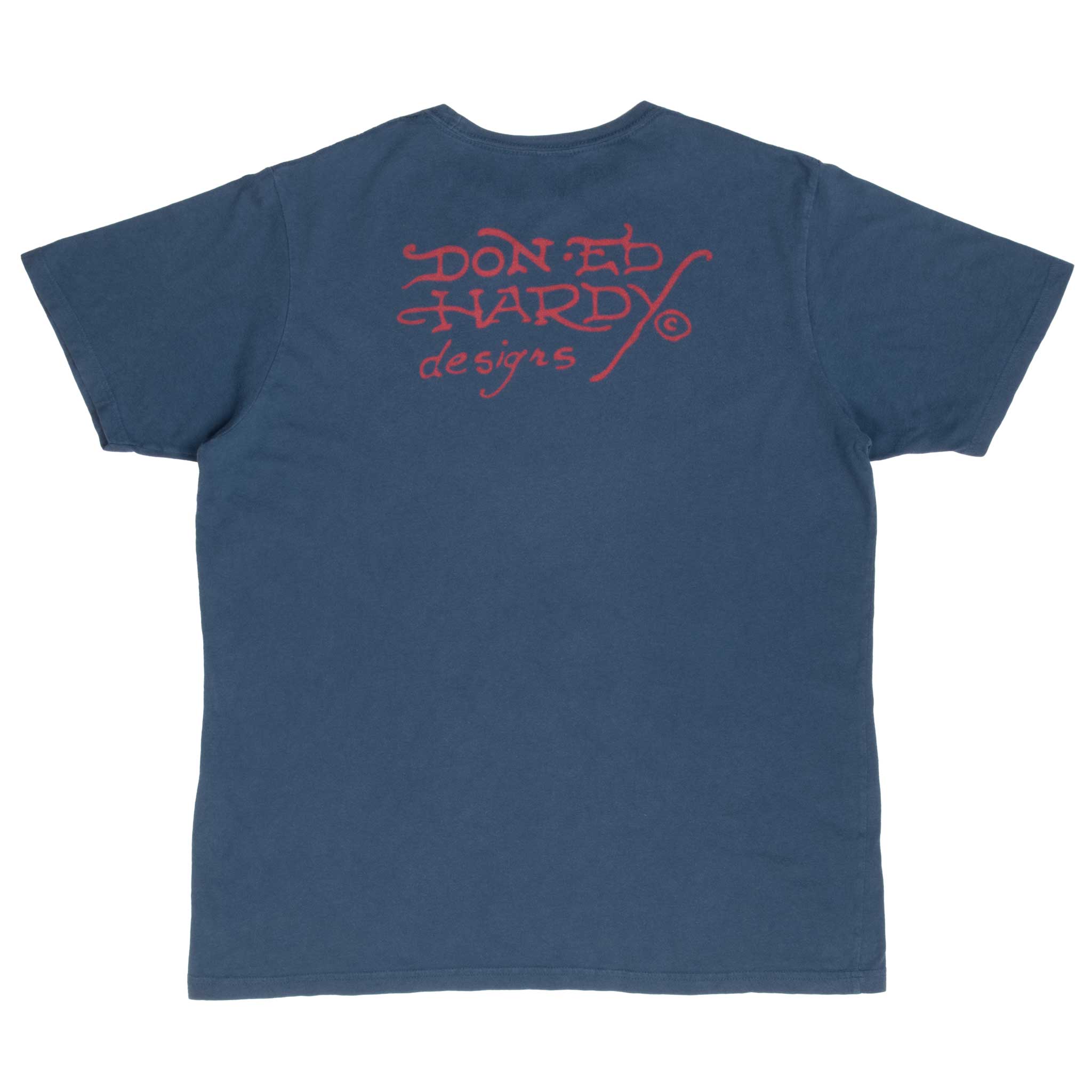 VINTAGE ED HARDY DRAGON TEE SHIRT 2000S SIZE XS MADE IN USA