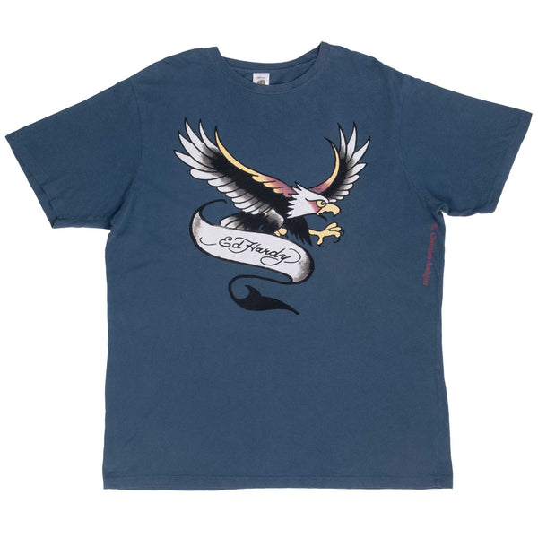 Vintage Ed Hardy Eagle By Christian Audigier Tee Shirt 2000S Size XL