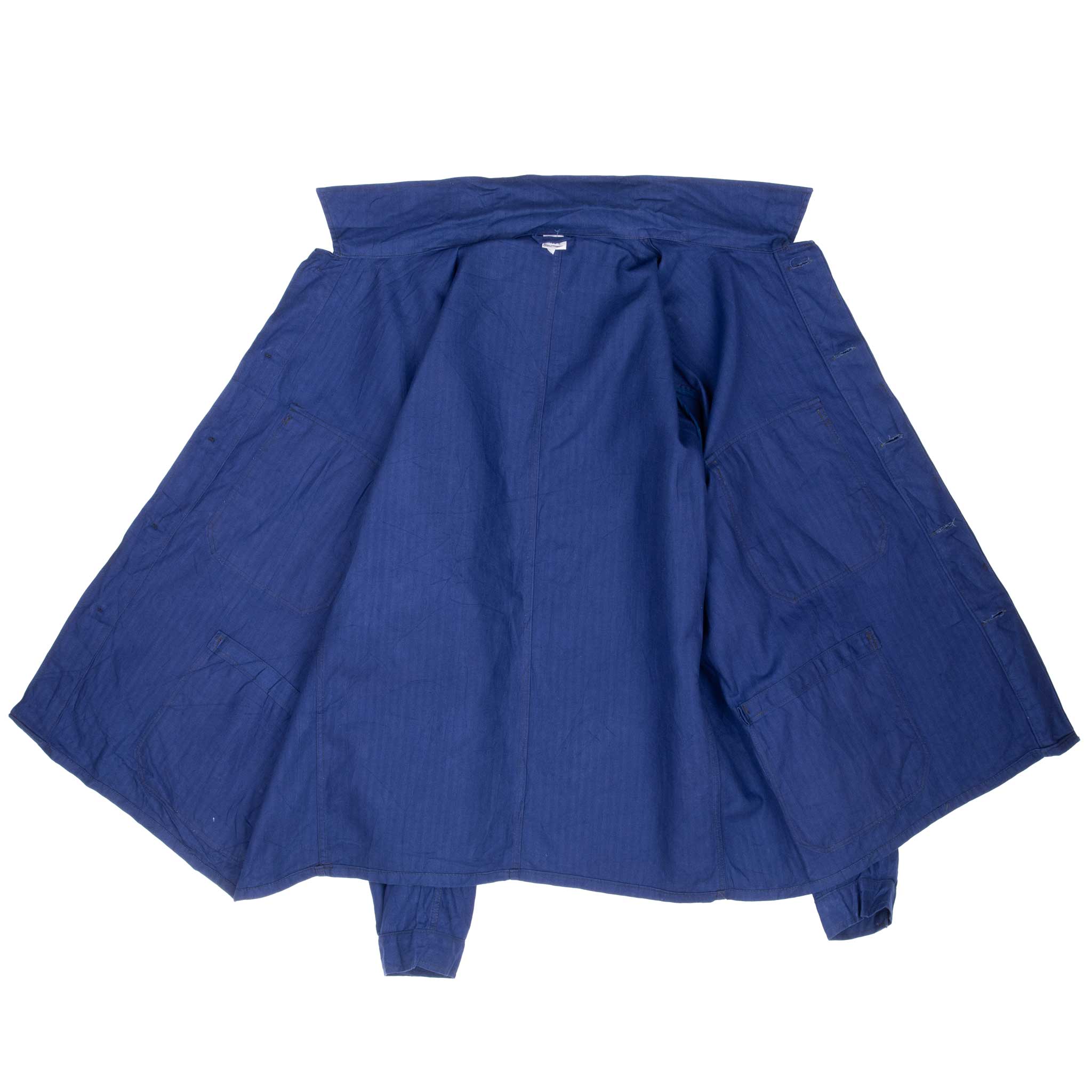 Vintage French Workwear Twill Herringbone Sanfor Jacket 1960S Size 54EU equivalent XL