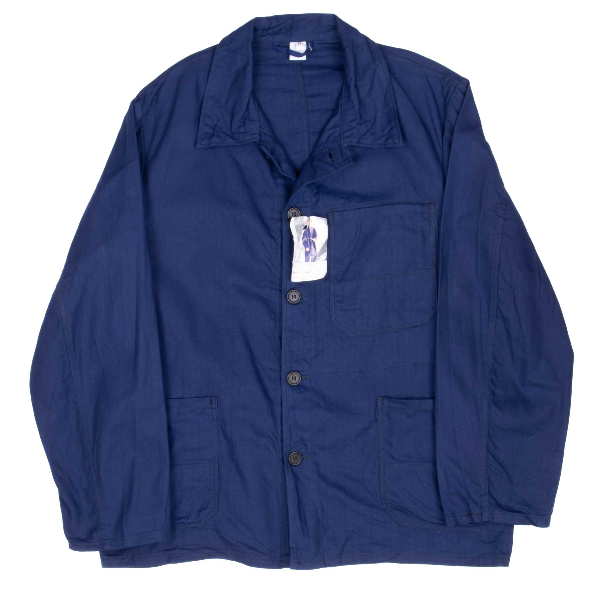 VINTAGE FRENCH WORKWEAR TWILL HERRINGBONE SANFOR JACKET