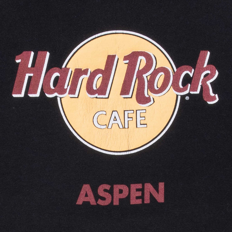 VINTAGE HARD ROCK CAFE SAVE THE PLANET LONDON BLACK SWEATSHIRT 1990S SIZE XL