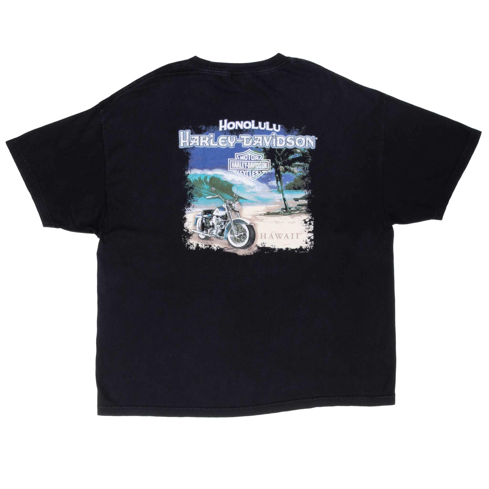Vintage Harley Davidson Honolulu Hawaii Tee Shirt Size 2XL