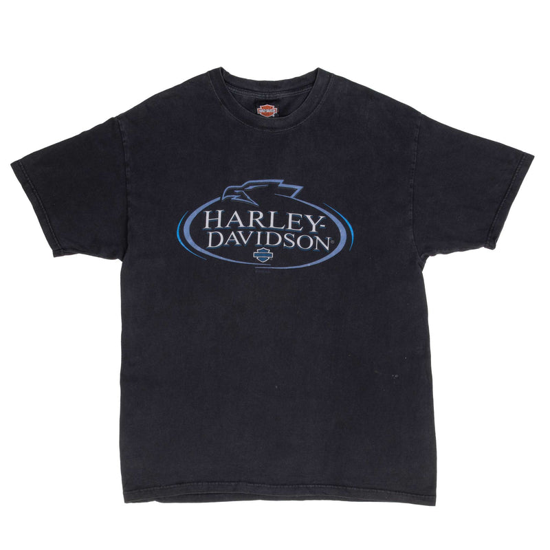 Vintage Harley Davidson Monroe La Tee Shirt 2001 Size Large Made In Usa