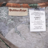 Vintage Hunting Fusion 3D Camo Long Sleeve Pocket Tee Shirt Size Medium