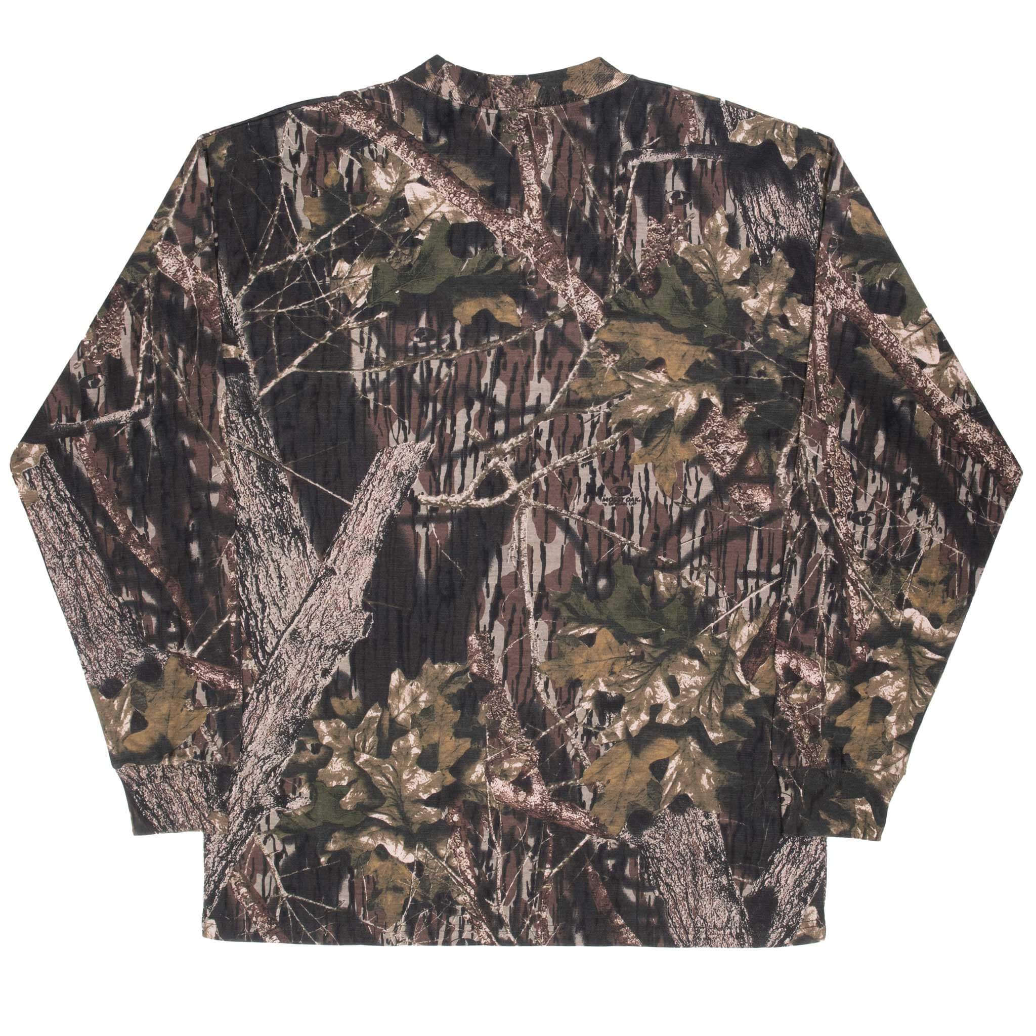 Vintage Hunting Mossy Oak Break Up Camo Long Sleeve Tee Shirt Size XL