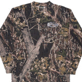 Vintage Hunting Mossy Oak Break Up Camo Long Sleeve Tee Shirt Size XL