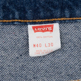 Vintage Levis 517 Orange Tab Indigo Jeans Boot Cut Size 39X30 Made In Usa, early 80s

Size on tag 40X30 actual Size Is 39X30

Back Button #530