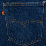 Vintage Levis 517 Orange Tab Indigo Jeans Boot Cut Size 39X30 Made In Usa, early 80s

Size on tag 40X30 actual Size Is 39X30

Back Button #530