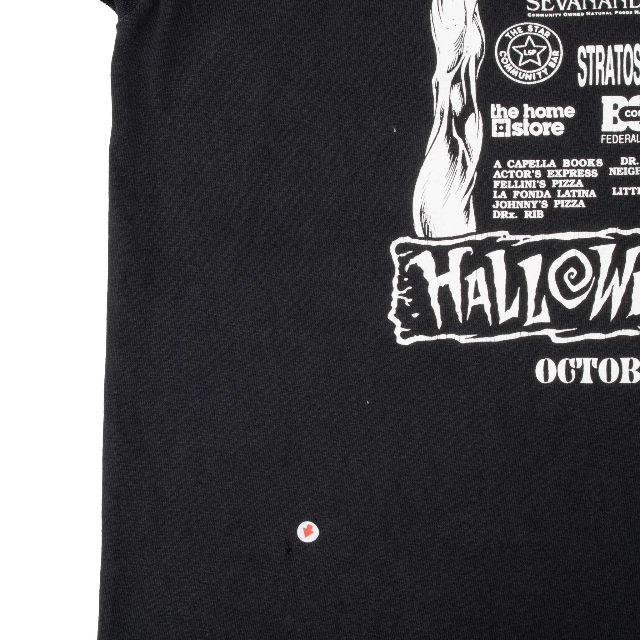 VINTAGE LITTLE 5 POINTS HALLOWEEN FESTIVAL 1993 TEE SHIRT XL MADE IN USA