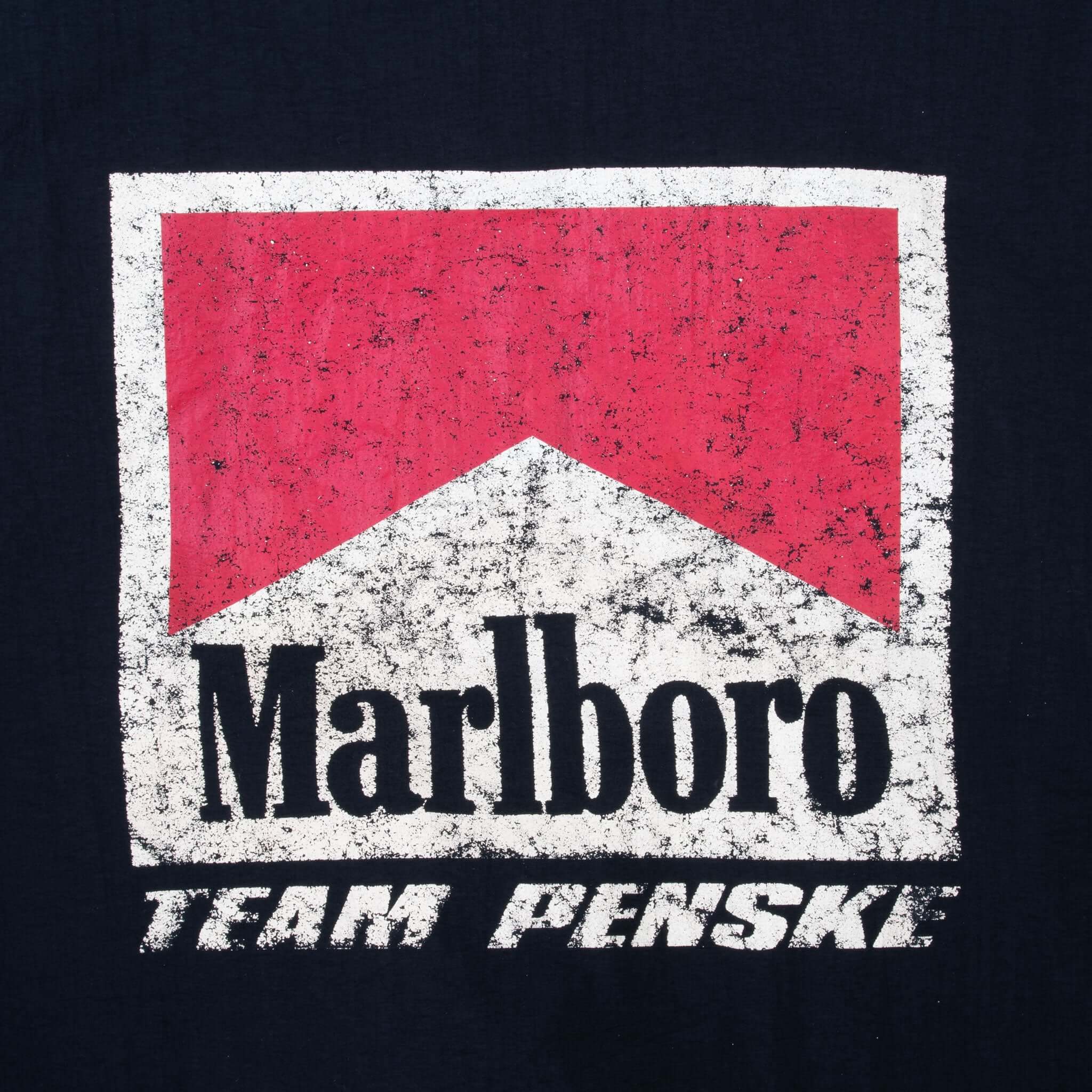 Vintage Marlboro Racing Team Penske Pullover Windbreaker Jacket 1990S Size XL