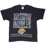 Vintage Mlb Baltimore Orioles 1997 Tee Shirt Size Large Made In Usa With Single Stitch Sleeves