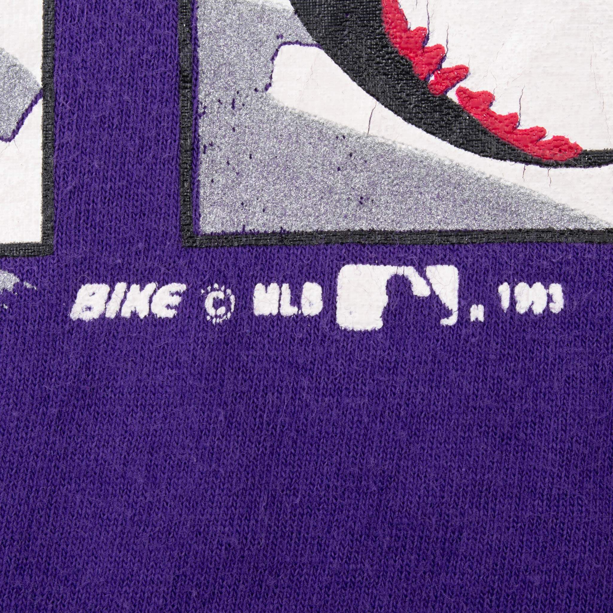 Vintage Mlb Colorado Rockies Purple Tee Shirt 1993 Size 2XL Made In Usa With Single Stitch Sleeves