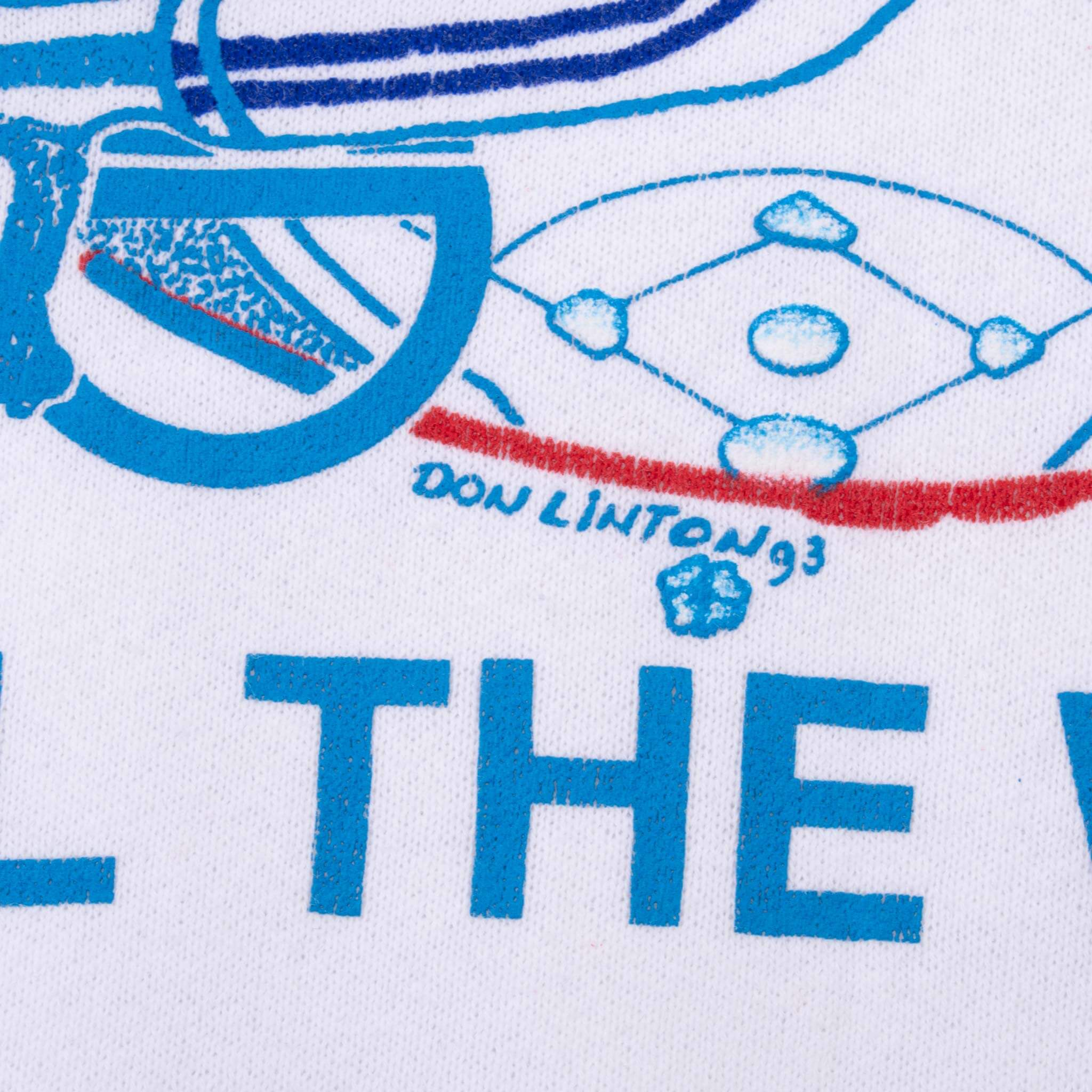 Vintage Mlb Toronto Blue Jays 1993 White Sweatshirt Size Large