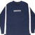 Vintage Nautica Competition Blue Long Sleeve Tee Shirt 2000S Size Large