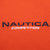 Vintage Nautica Competition Orange Long Sleeve Tee Shirt 2000S Size Medium
