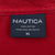 Vintage Nautica Expedition Antarctica Red Long Sleeve Tee Shirt 2000S Size XL