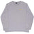 Vintage Nautica Jeans Grey Long Sleeve Tee Shirt 1990S Size Large