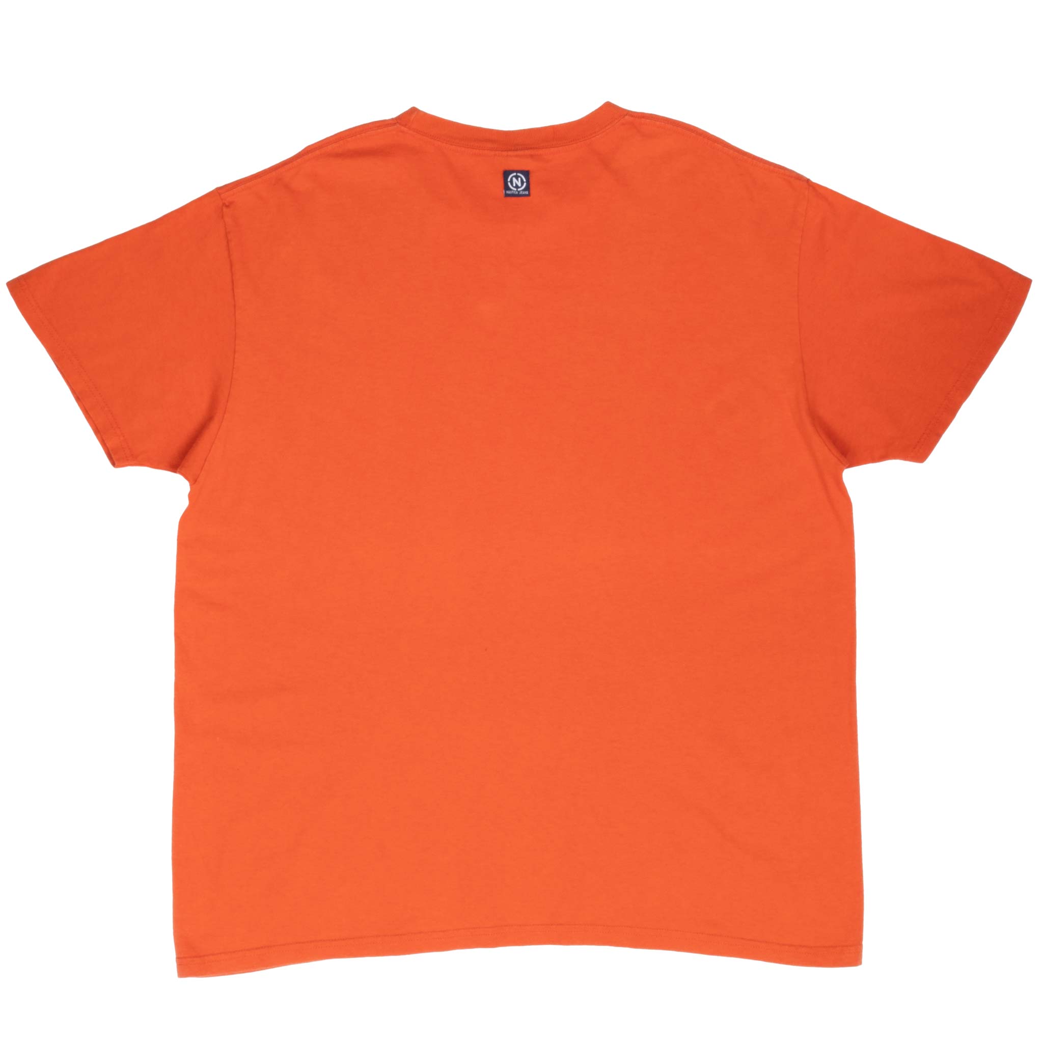Vintage Nautica Jeans Orange Tee Shirt 2000S Large