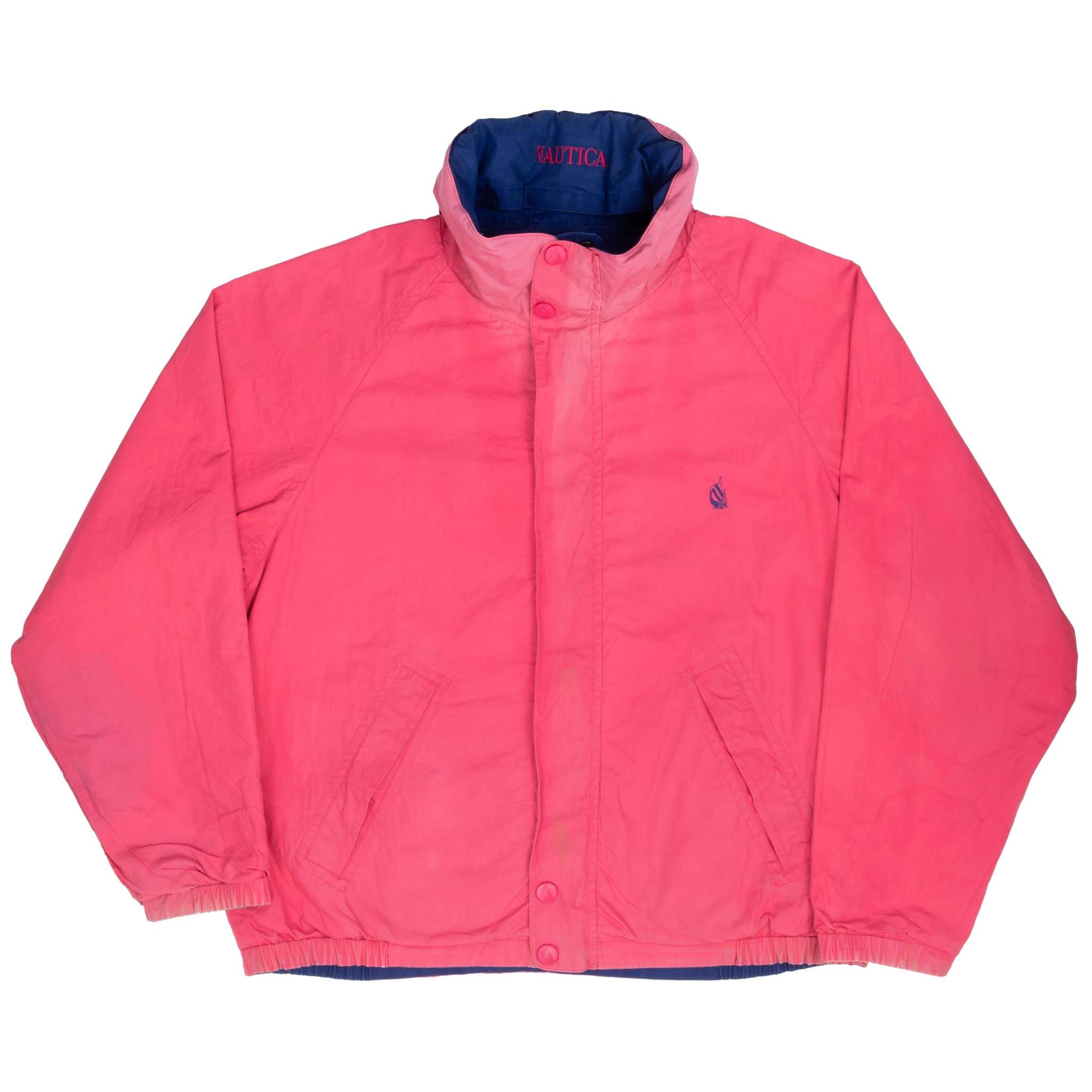 Nautica Harrington Jacket Men XXL Beige Classic Bomber