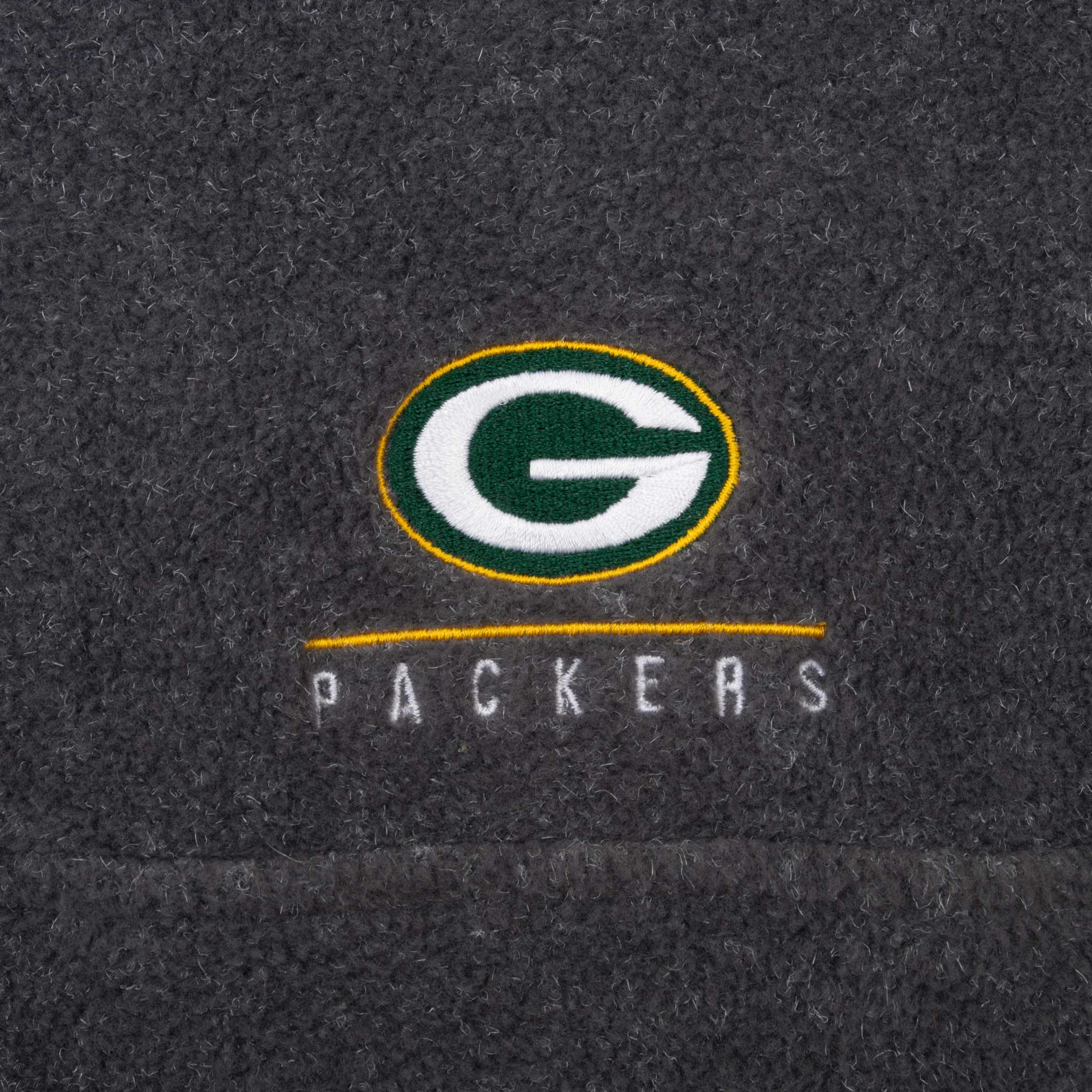 Vintage Nfl Green Bay Packers Quarter Zip Pullover Fleece Jacket Size XL 1990S