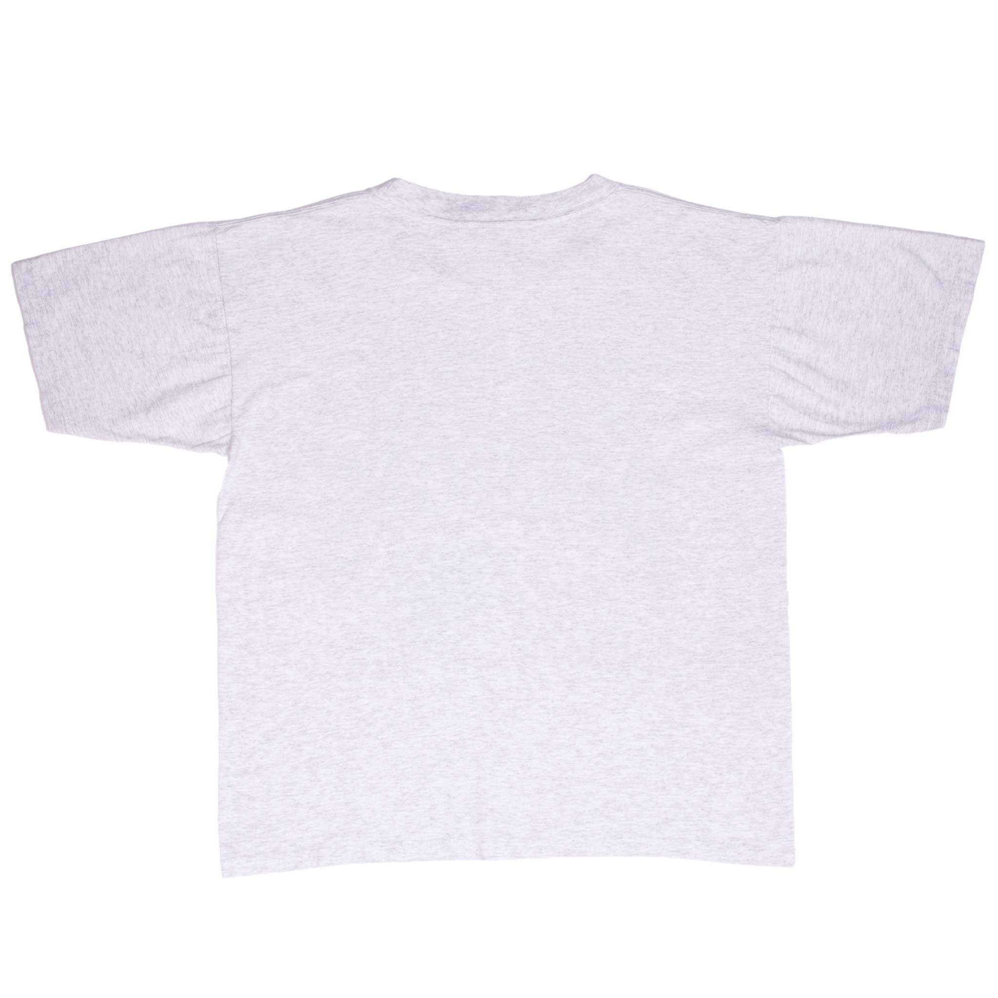 Vintage Nfl New England Patriots 1995 Grey Tee Shirt Size Large