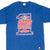 Vintage NFL New York Giants World Champs 1986 Blue Tee Shirt Size Large Made In USA With Single Stitch Sleeves