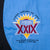 Vintage Nfl Super Bowl XXIX 1995 Miami Blue and Black Windbreaker Jacket 1995 Size Large