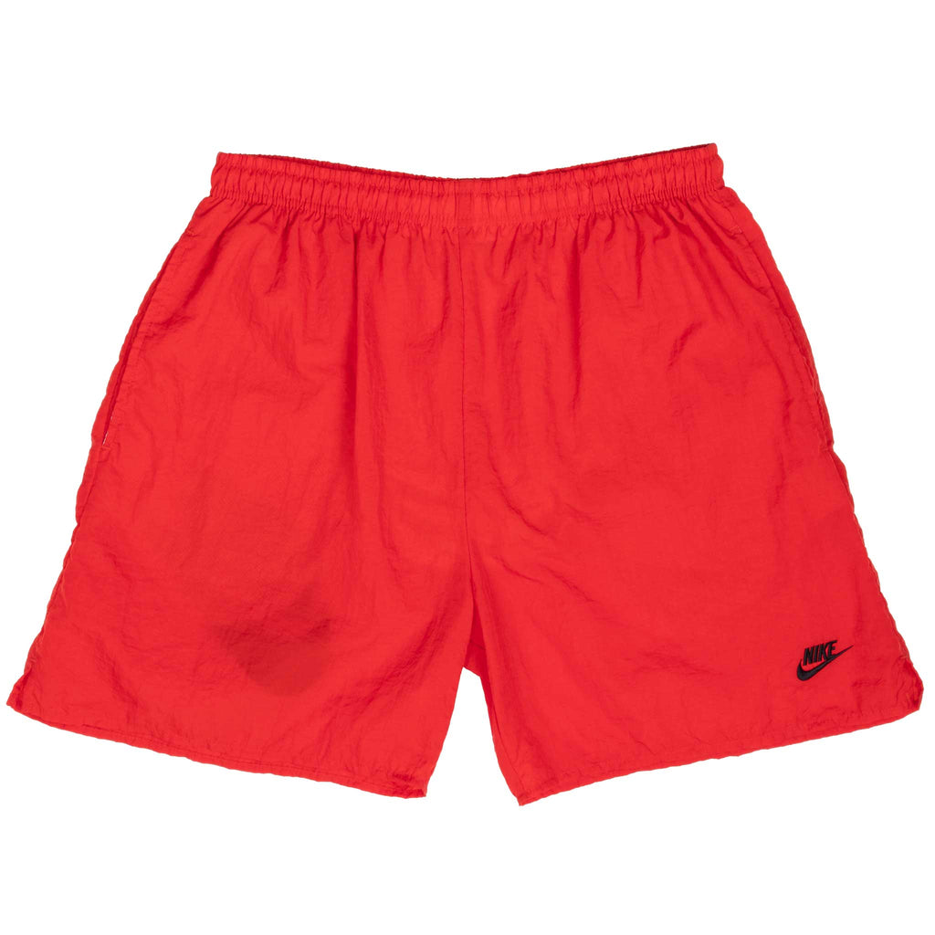 Vintage Nike Big Swoosh Red Swimming Shorts Trunk 1990S Size Medium