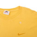 VINTAGE NIKE CLASSIC SWOOSH GREY BLUE TEE SHIRT 1990S SIZE XL MADE IN USA