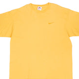 VINTAGE NIKE CLASSIC SWOOSH GREY BLUE TEE SHIRT 1990S SIZE XL MADE IN USA